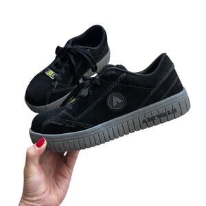 Airwalk Camino SD Sneakers Black Suede Women's 6 Composite Toe